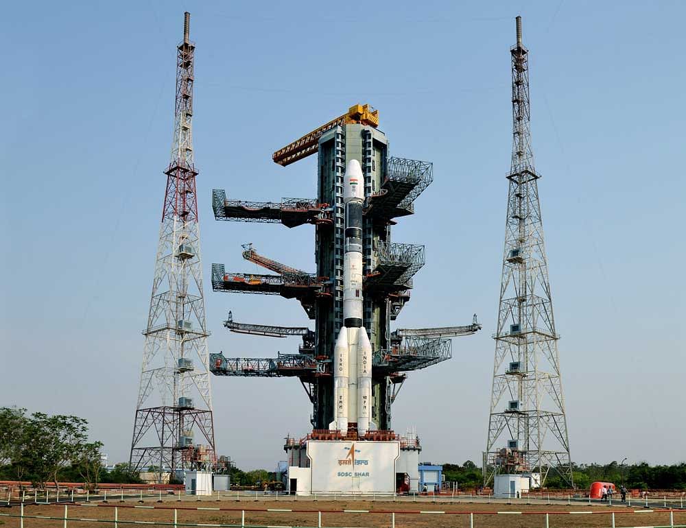 ISRO has planned to launch GSLV mission in a bid to provide various communication applications in the Ku-band with coverage over south Asian countries. DH Photo