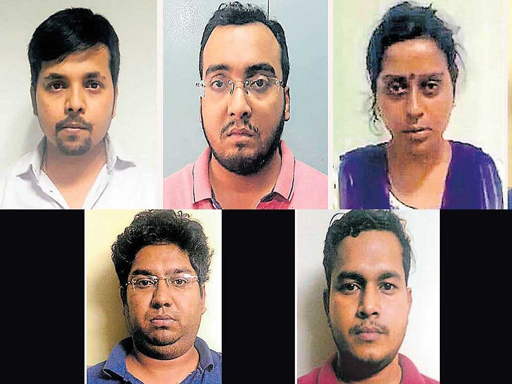 Kunal Kumar Mondal, Deepankar Sen, Aruna, Saurav Kumar Sharma and Sandesh Agarwal arrested in a fake marks card racket.