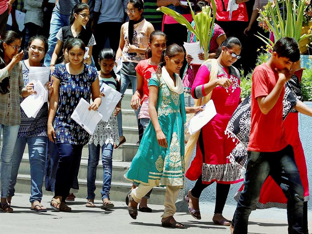 Many teachers who charged with overseeing the NEET exams were accused of overstepping their boundaries by telling students to cut off their clothes or to take them off entirely. File photo.