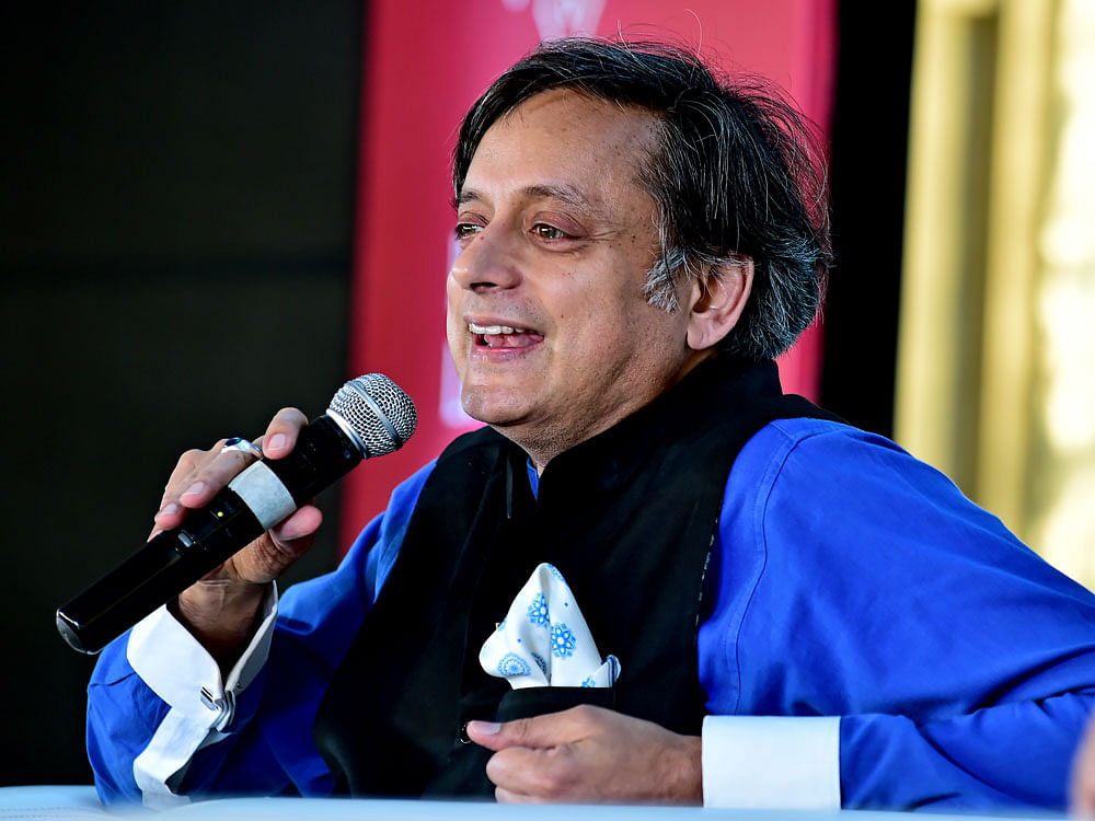 Former union minister Shashi Tharoor. PTI File Photo