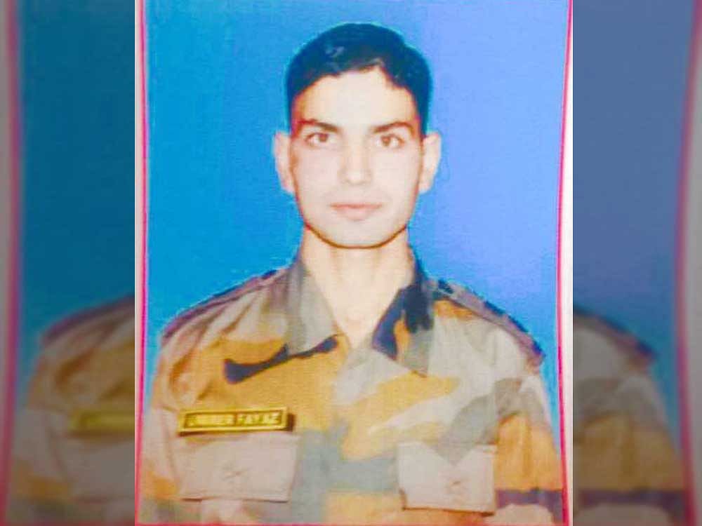 Hailing from Kulgam district, Fayaz was in the Infantry and was posted in Akhnoor area in Jammu. He was commissioned in the Army in December last year. ANI Photo
