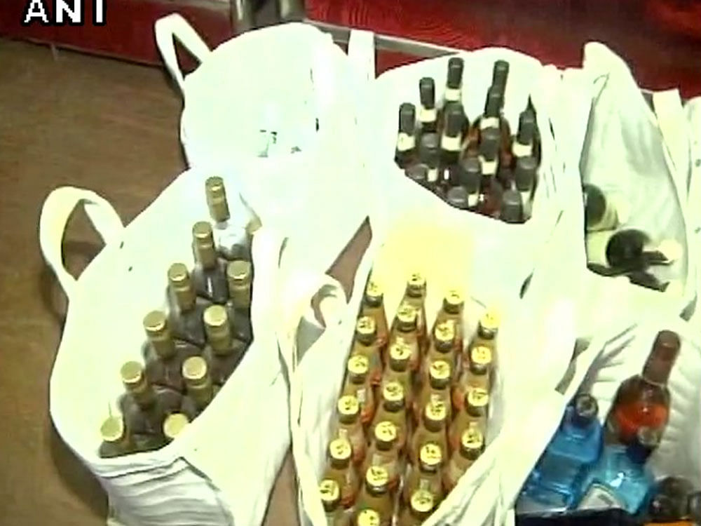 Officials said the searches were launched yesterday against Ramesh J Patel alias Michael, his wife and others for alleged smuggling of liquor from Daman to Gujarat, where liquor consumption is prohibited under law. Image for representation