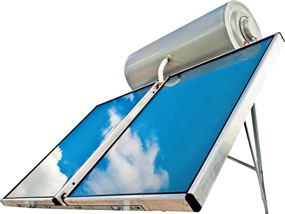 Solar water heating systems work even on cloudy days as they use diffused radiation in the atmosphere.