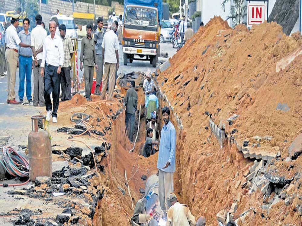 BBMP had claimed the much-hyped TenderSURE roads will not be dug up for at least two decades. But government agencies have failed miserably. St Marks Road redesigned under this project has been dug up, says JayaramG, an IT professional.
