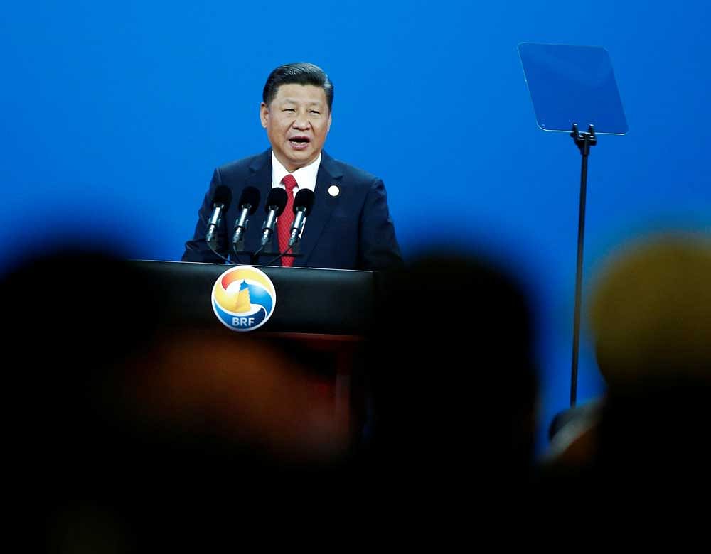 Chinese President Xi Jinping attends the opening ceremony of the Belt and Road Forum in Beijing, China, China, May 14, 2017. REUTERS