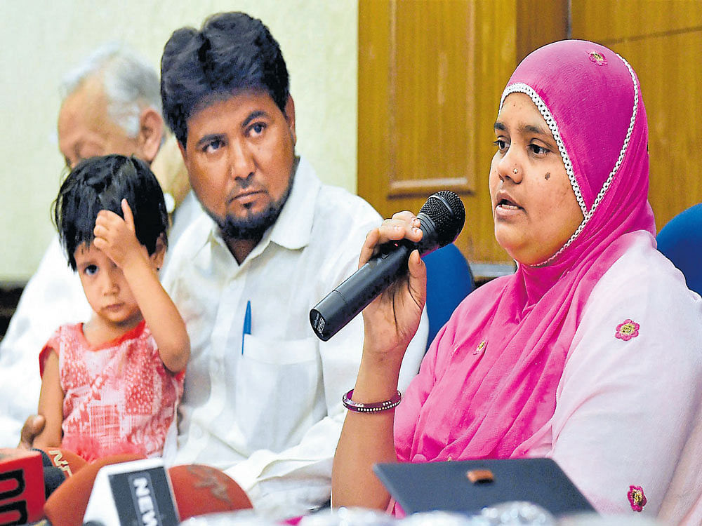 A strong soul: Many have since asked whether Bilkis Bano's case did not merit the death penalty for her attackers. Bano, however, says she does not believe in revenge. 'I just want them to understand what they've done,' she says. PTI