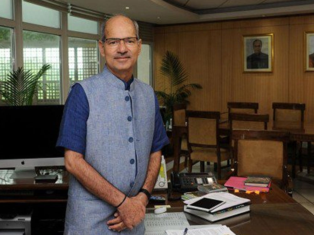 Environment Minister Anil Madhav Dave. Picture courtesy Twitter