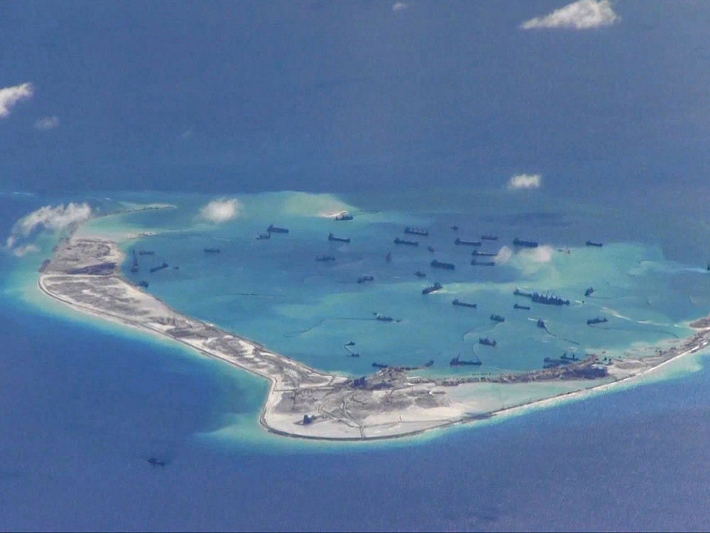 China claims almost all of the resource-rich South China Sea (SCS), including islands more than 800 miles from the Chinese mainland, despite objections from neighbours such as the Philippines, Malaysia, Brunei and Vietnam. Reuters file photo.
