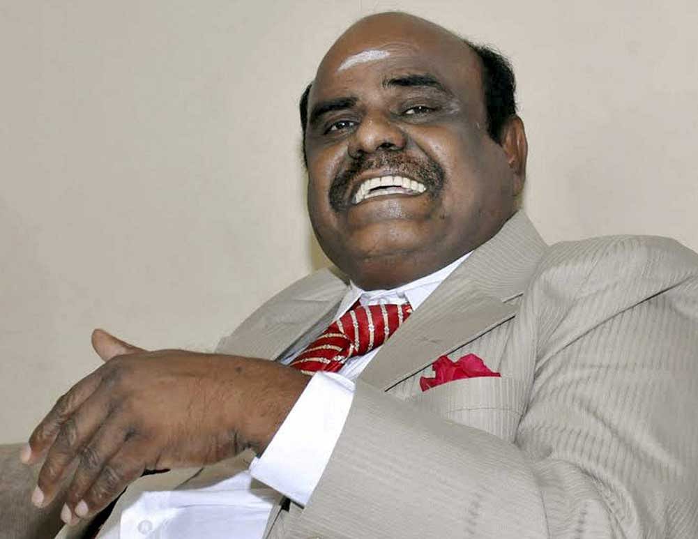 Karnan faces a half-year jail term for contempt of court. Photo credit: PTI.