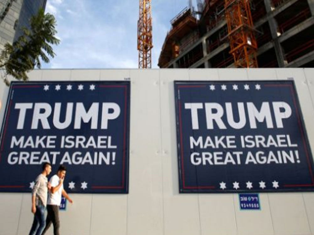 In what the official described as a 'gesture for Trump's visit, which does not harm Israel's interests', Prime Minister Benjamin Netanyahu's security cabinet on Sunday approved the enlargement of a Palestinian industrial zone on the edge of the southern West Bank. Image courtesy Twitter.