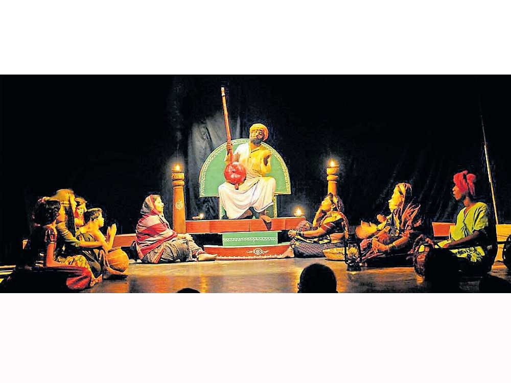 Artistic Cognizance: Scenes from the plays performed by the Ekataari group.