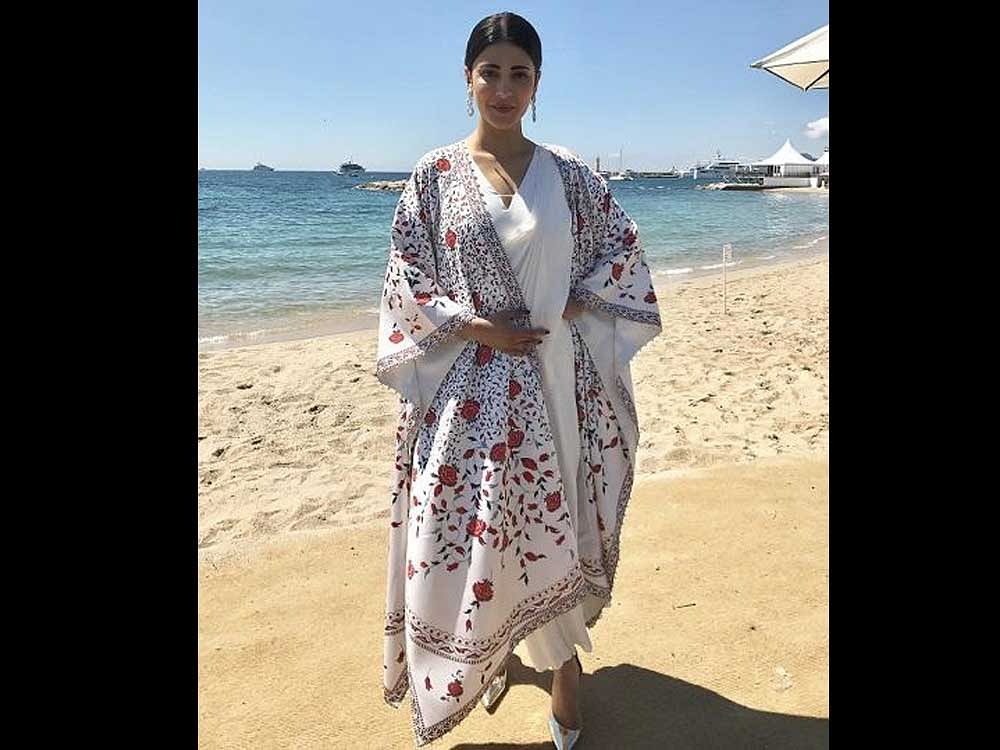 Shruti Haasan received a personal invitation from the writer to attend the premiere at the Cannes Film Festival. Twitter