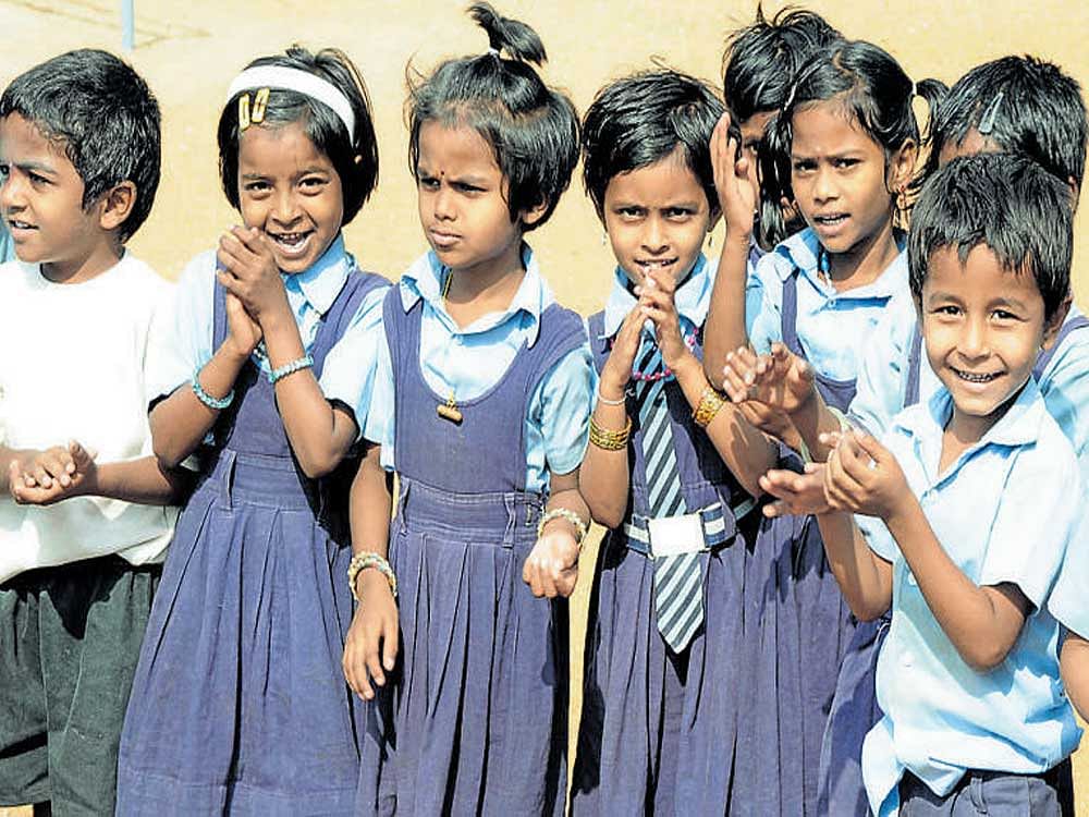 The guide, titled-'Raising Happy Children and Providing Safe Childhood'-also seeks to offer tips to teachers and community members on how to prevent crime and violence by juveniles in the country. DH File Photo