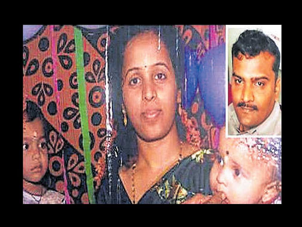 S Subhash Chandra (inset), his wife and children.