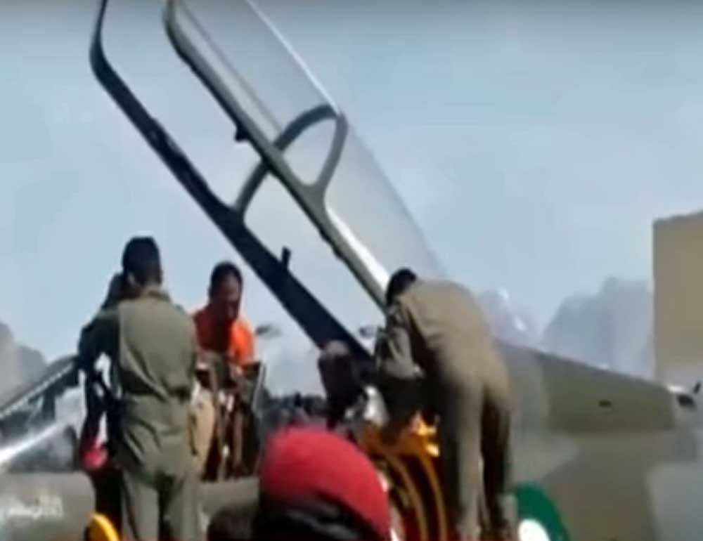 In New Delhi, IAF sources said there was no violation of India's airspace. Video grab