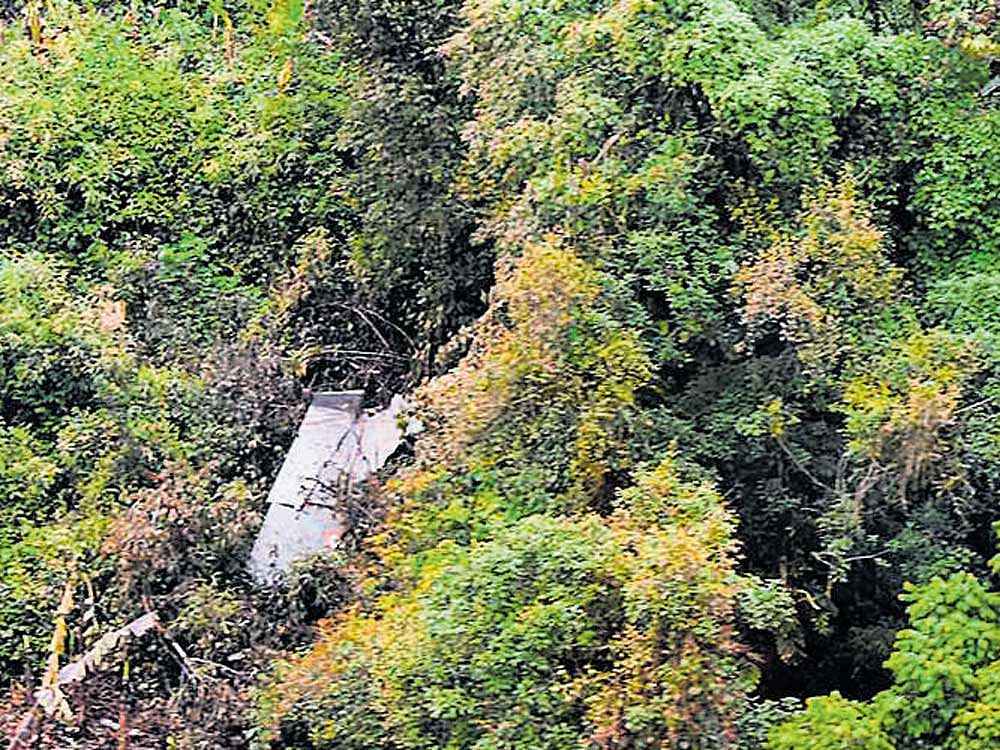 The wreckage of IAF's Su-30 MKI jet has been found in the thick forest area of Assam. PTI photo
