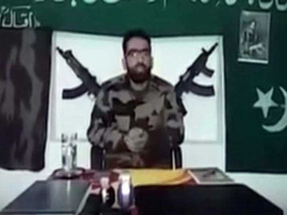 After the killing of Burhan Wani's successor Sabzar Bhat, Hizb-ul-Mujahideen is likely to make Riyaz Naikoo, one of the oldest surviving militants of the outfit, as new commander in Kashmir. Picture courtesy Twitter
