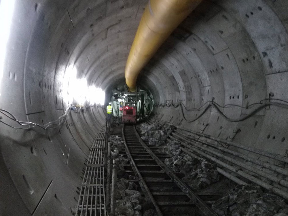 The Howrah-Kolkata line is the first underwater metro tunnel in India. Photo credit: Twitter.
