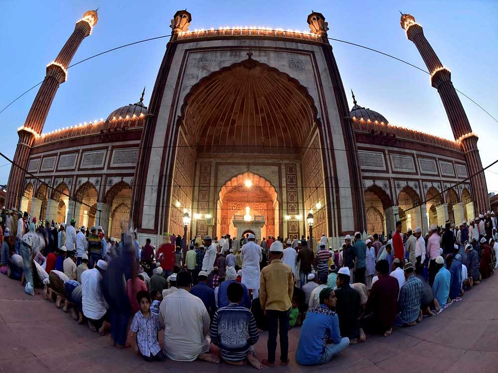 The month of Ramadan began yesterday. During that time, believers abstain from eating, drinking -- even of water -- smoking and sexual relations between sunrise and sunset. The fast is conceived as a spiritual struggle against the seduction of earthly pleasures. PTI photo