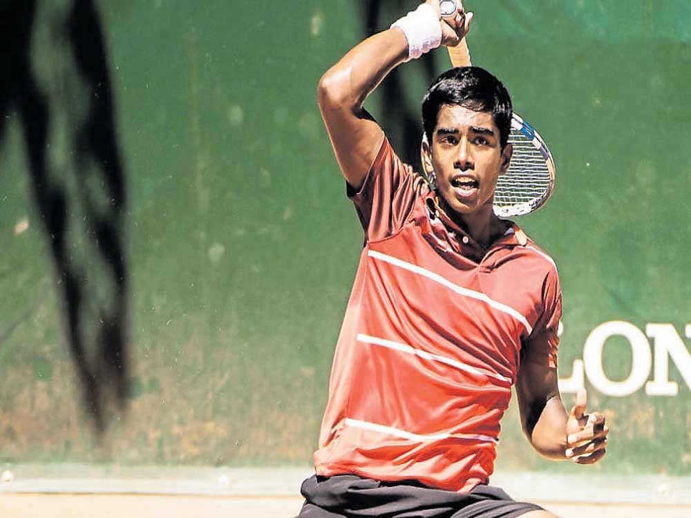 New kid on the block India's Abhimanyu Vannemreddy will hope to continue his fine form in the juniors' main draw.