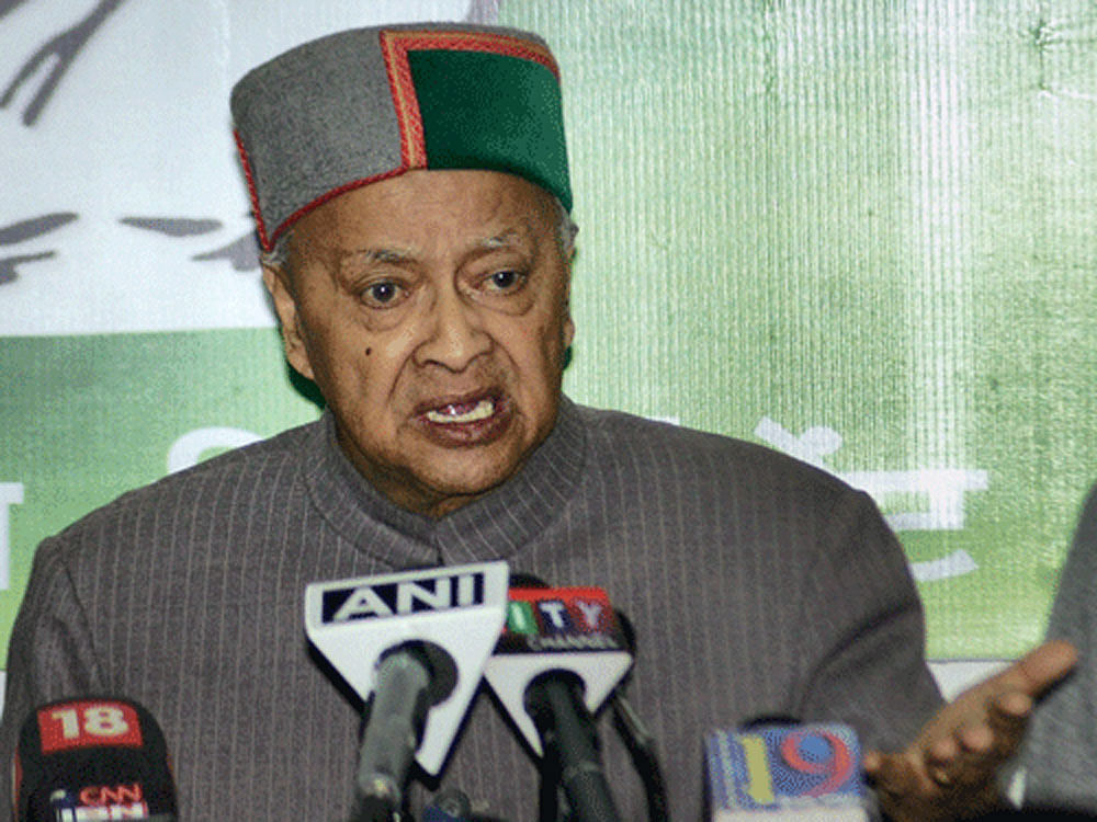 Virbhadra Singh said that he would fight and win the case against him. Photo credit: PTI.