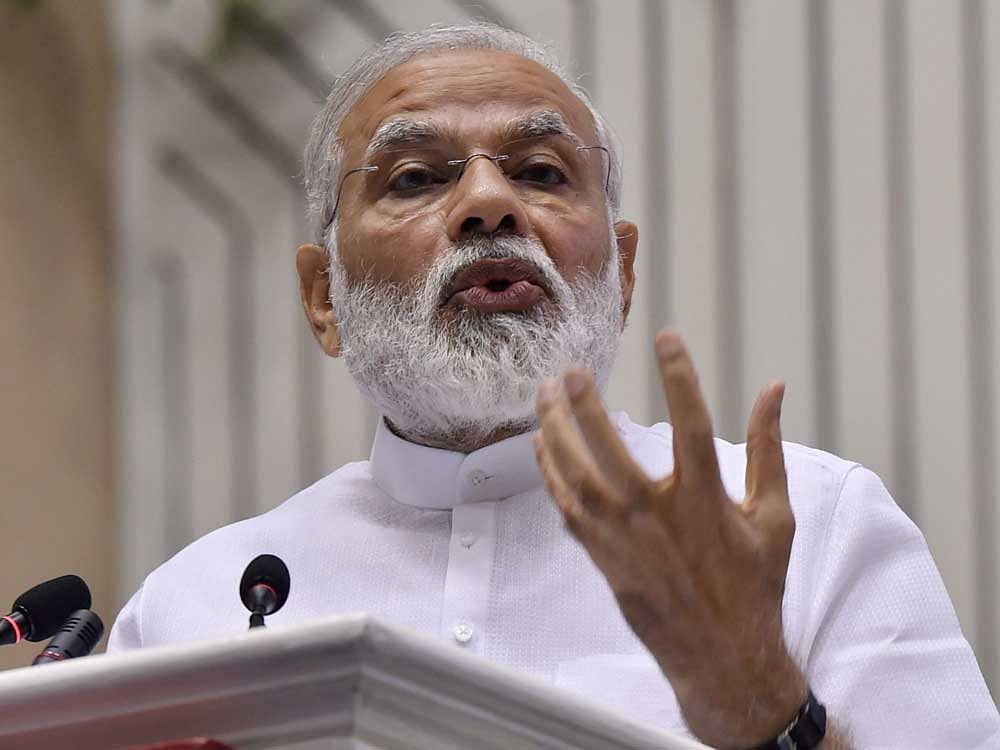 Modi, who arrived here on the first leg of his six-day, four-nation tour of Germany, Spain, Russia and France, in an interview to German newspaper 'Handelsblatt' said, 'Europe has been hit hard by terrorism'. PTI file photo