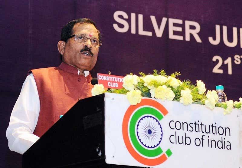 Shripad Y Naik, Union Minister of state for AYUSH (independent charge) & MOS Health. Image courtesy: Twitter handle PIB-India.