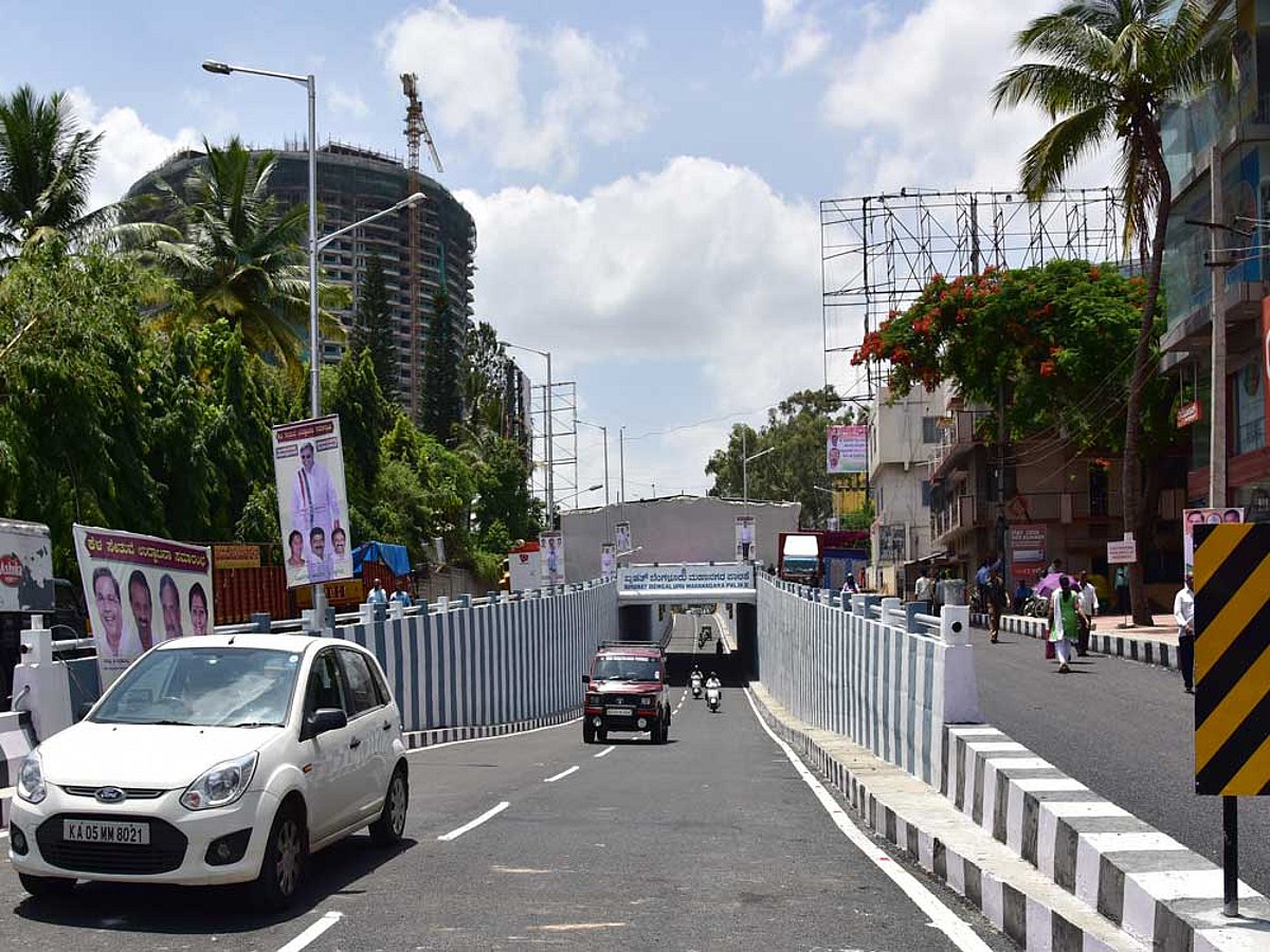 Auto Rajkumar 2 CM opens underpass on Rajkumar Road