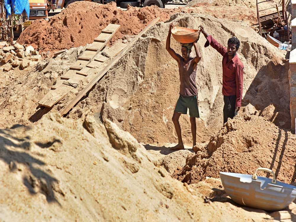 Consider this: Bidders of the controversial sand mining site in Saidpur pledged a fortune, after which it went down under the hammer for a high price of Rs 26.5 crore. DH file photo