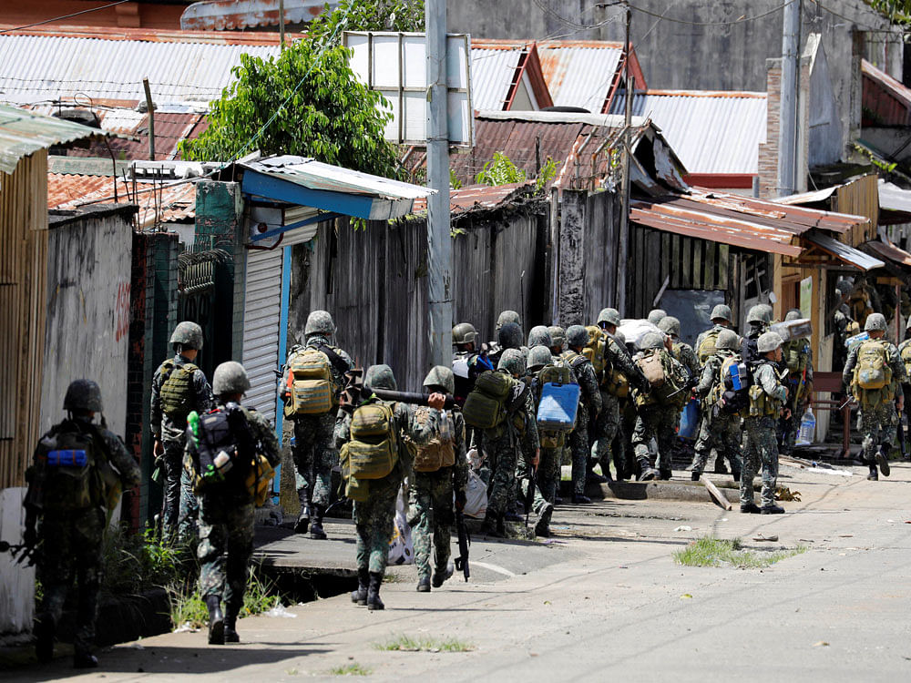 Above: Philippine army. Reuters file photo.