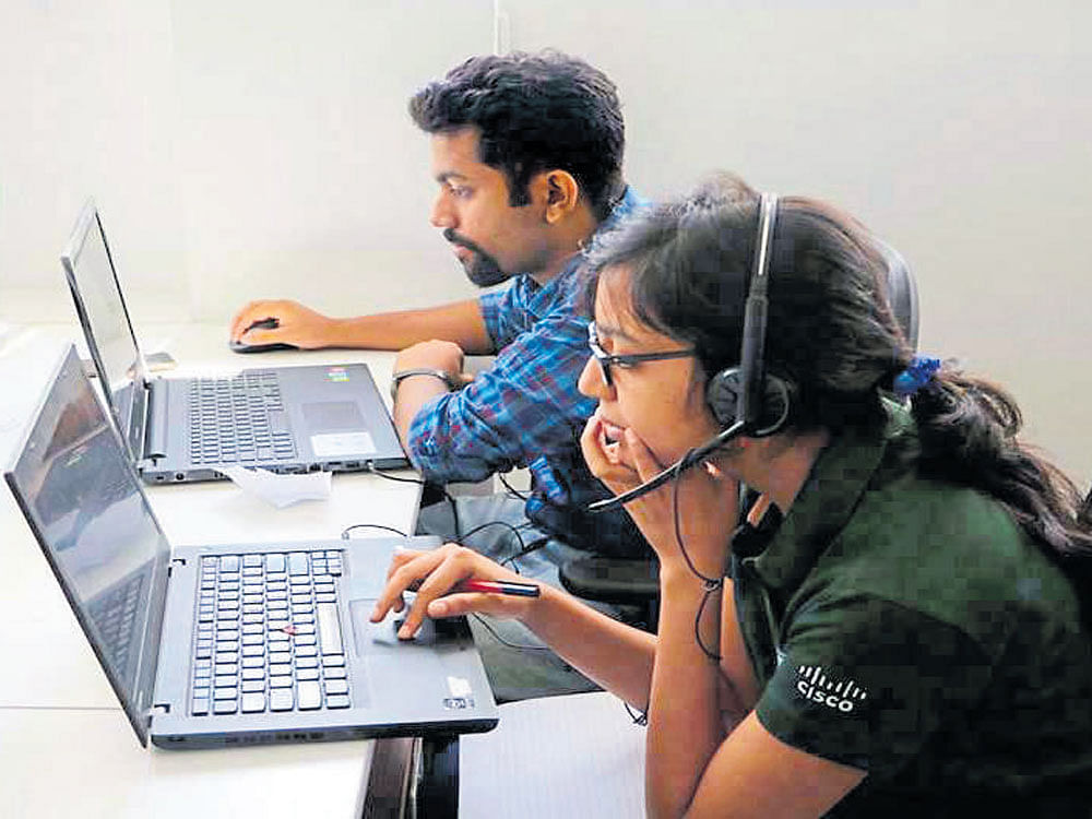 Students can complete 20% of their courses through the virtual classrooms.  FIle Photo