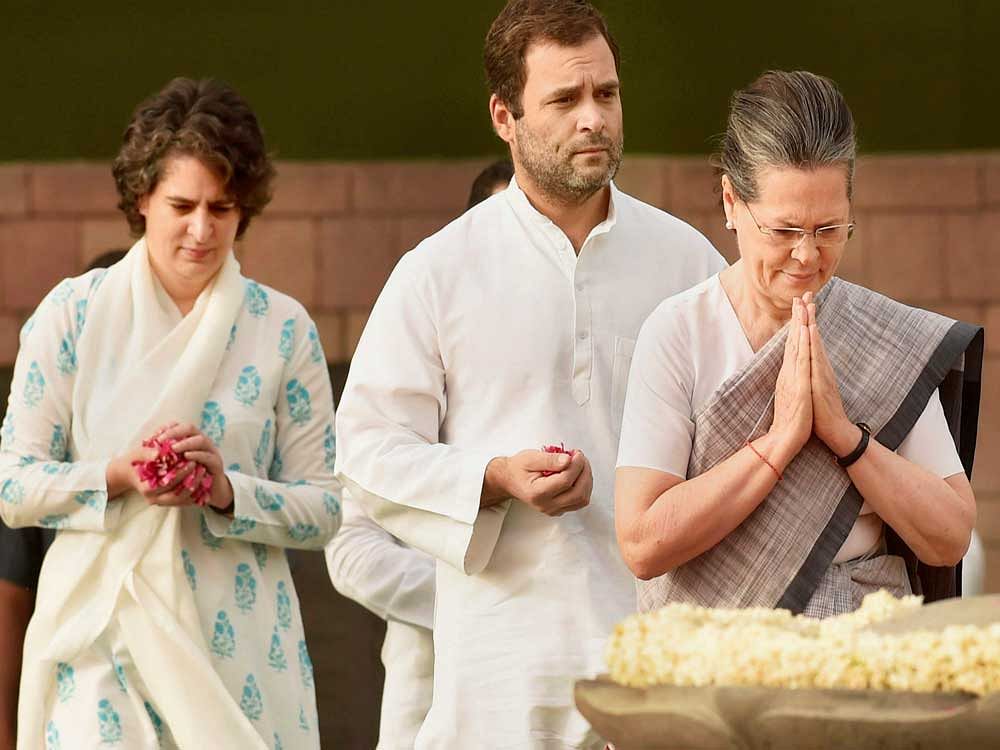 Meeting after a gap of seven months, senior members of the CWC, in all likelihood, would push for appointing Rahul the next Congress president, party sources said today. PTI file photo.