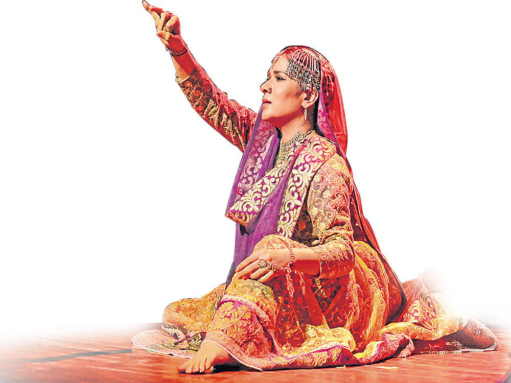magical moves: The many moods of Manjari Chaturvedi during a dance performance.