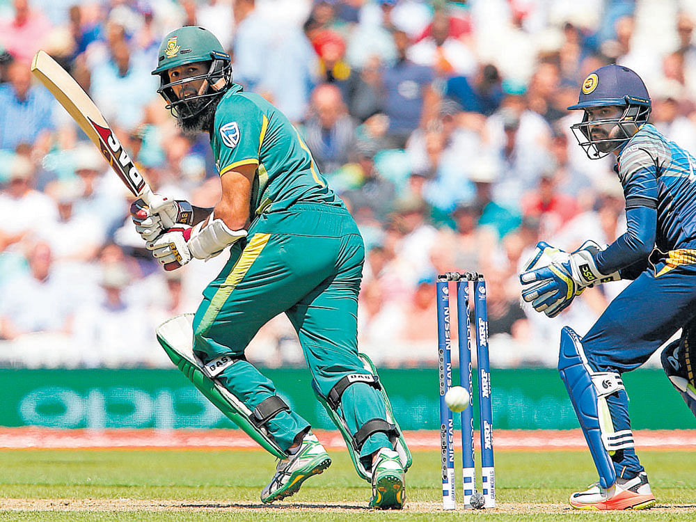 on song: Hashim Amla hit a sparkling ton to stand out in the South African show. AFP