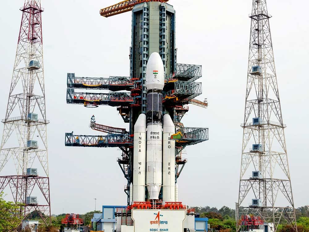 The ISRO official said that GSLV Mk III-D1/GSAT-19 mission is scheduled to be launched on 5, June 2017 at 4.28 pm from the second launch pad at SDSC SHAR, Sriharikota. DH image.