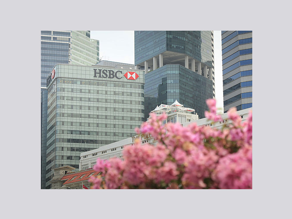 The HSBC report predicts that India's growth will remain flat at 7.1%. photo credit: HSBC.