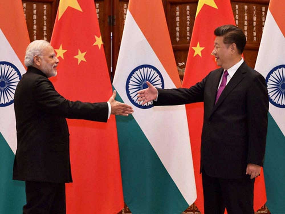 Indian Prime Minister Narendra Modi and Chinese President Xi Jinping. PTI file photo.