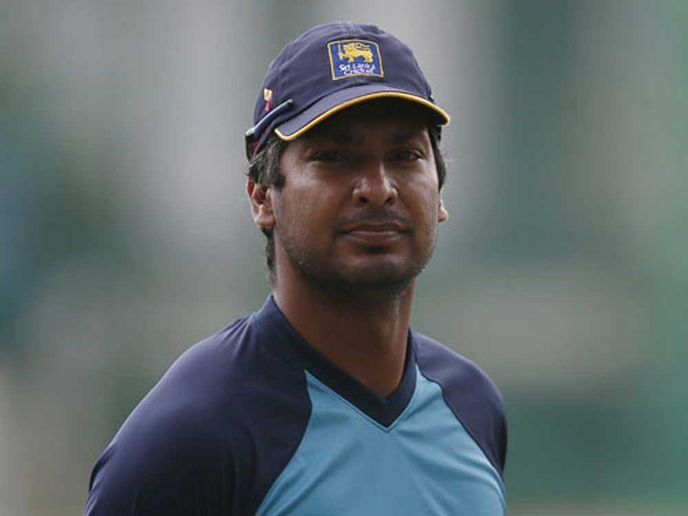 Sangakkara felt that taking wickets in the first 10 overs will be crucial for Sri Lanka against India. In Picture: Kumar Sangakkara. Photo credit: PTI.