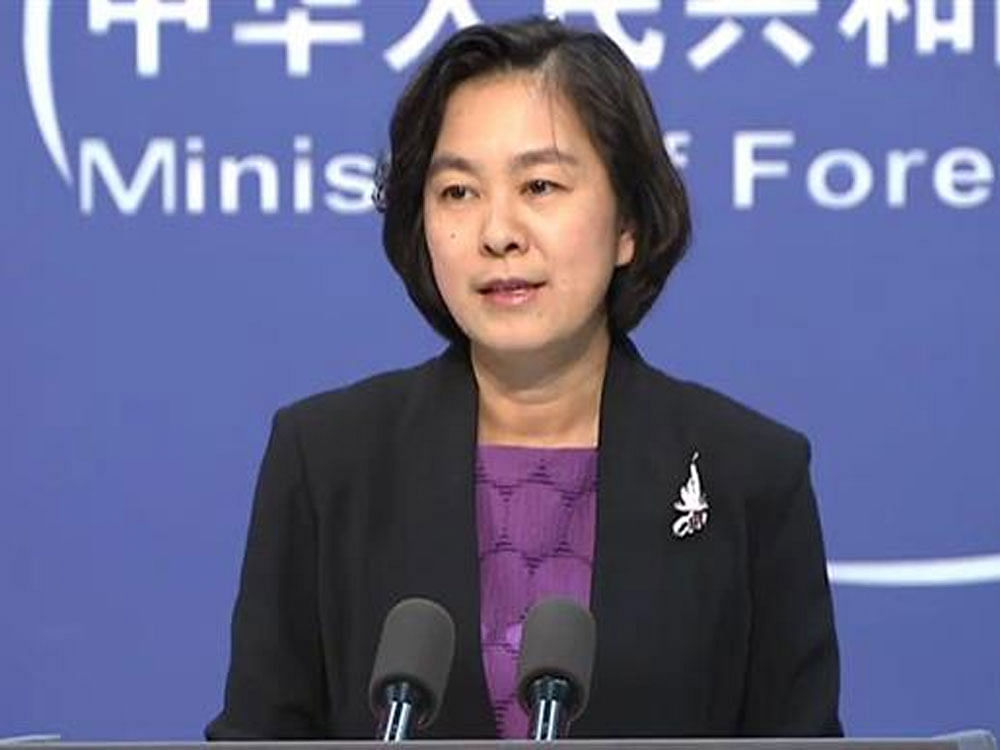 Chinese Foreign Ministry Spokesperson Hua Chunying. Picture courtesy Twitter