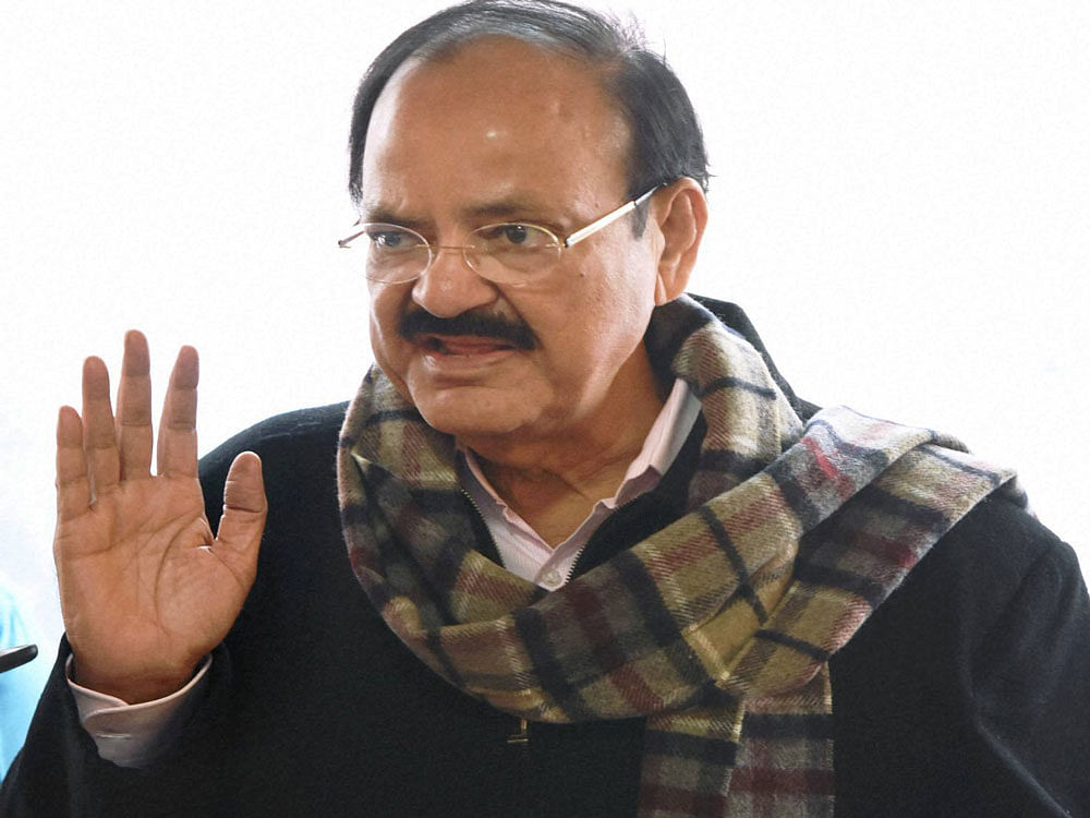 Rubbishing claims of a vendetta against the channel, Naidu said the promoters of NDTV, Prannoy and Radhika Roy, should submit to due process of the law as there were questions on their operations that needed disclosures. PTI file photo