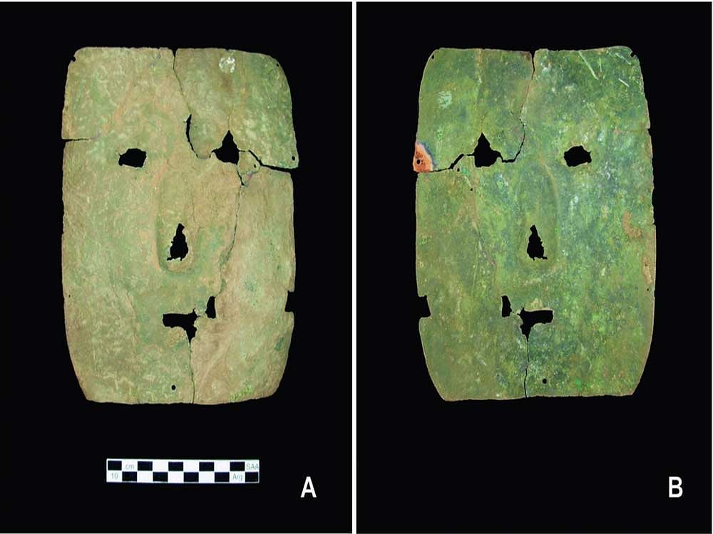 3000-year-old copper mask discovered