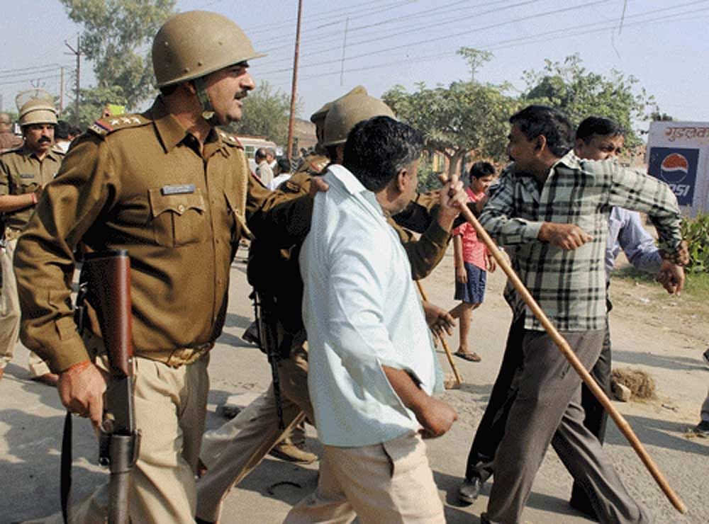 According to the sources, tension prevailed at Nasirpur village in the district, where a violent clash between the members of the two communities claimed the life of Akash Kumar late on Monday night.   PTI file photo