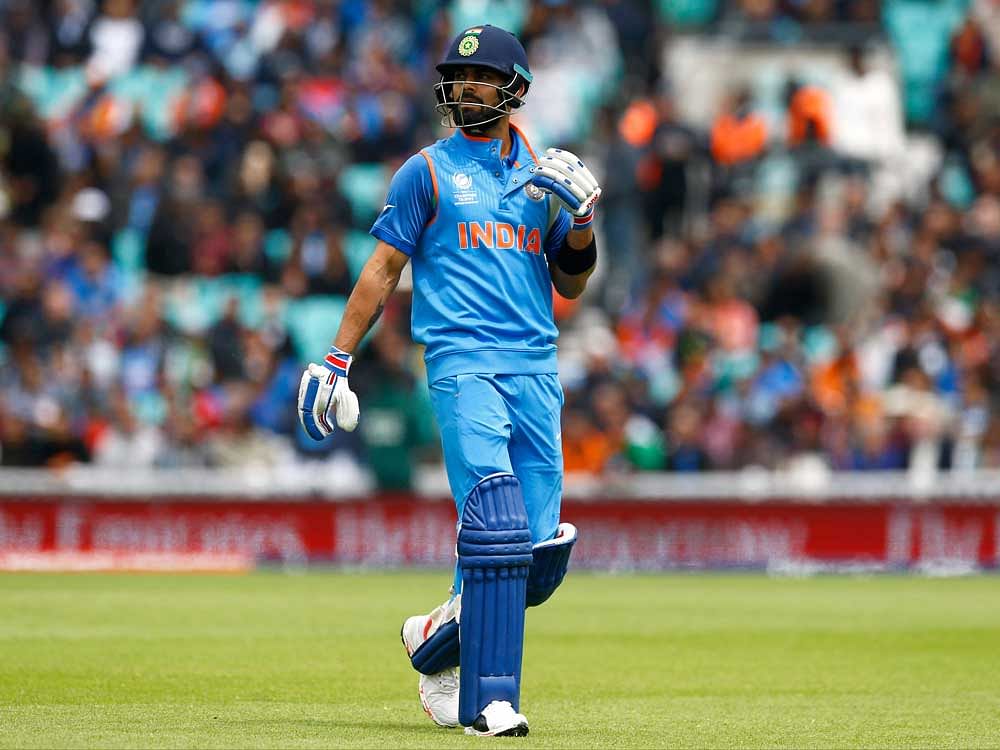 Kohli said that rather than criticising his colleagues, he would like to compliment the kind of batsmanship displayed by Sri Lanka yesterday. Photo credit: Reuters.