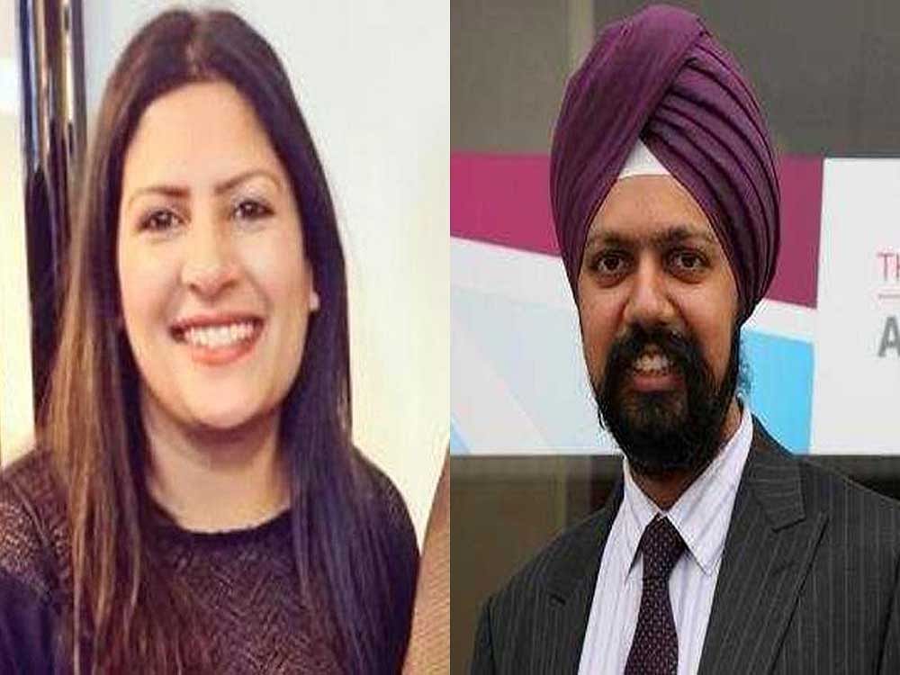 Preet Kaur Gill (left) became the first Sikh woman and Tanmanjeet Singh Dhesi the first turban-wearing Sikh politician to be elected to the UK House of Commons, results showed on Friday.(Twitter)