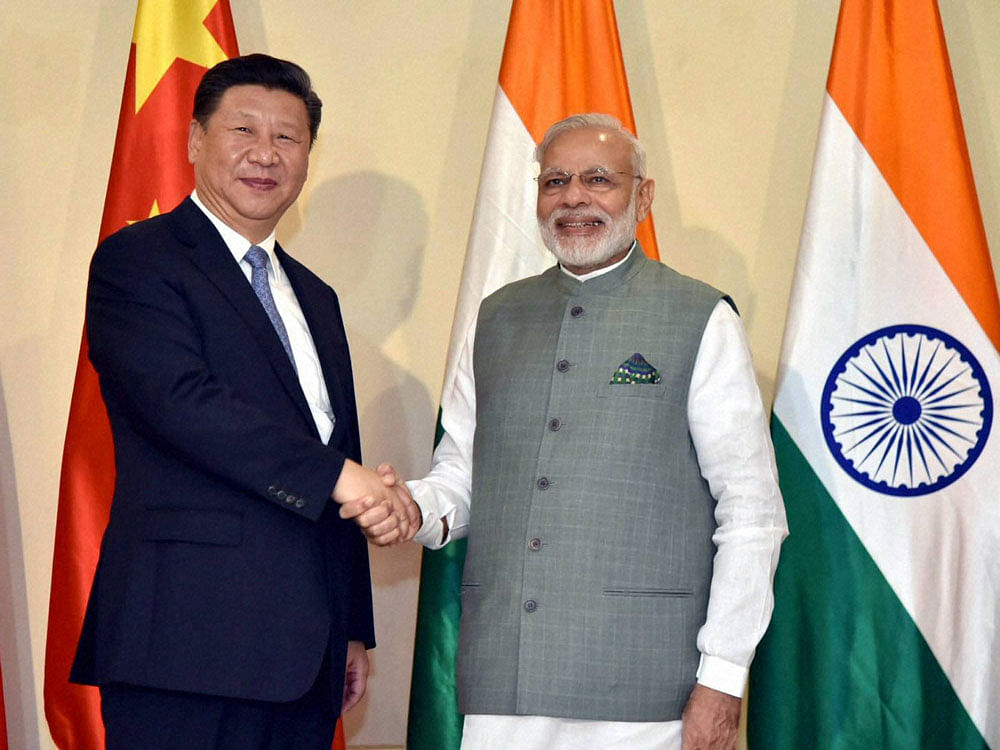It is the first between the two leaders after India boycotted the high-profile Belt and Road Forum held in Beijing last month in which 29 world leaders took part. Representational Image. Photo credit: PTI.