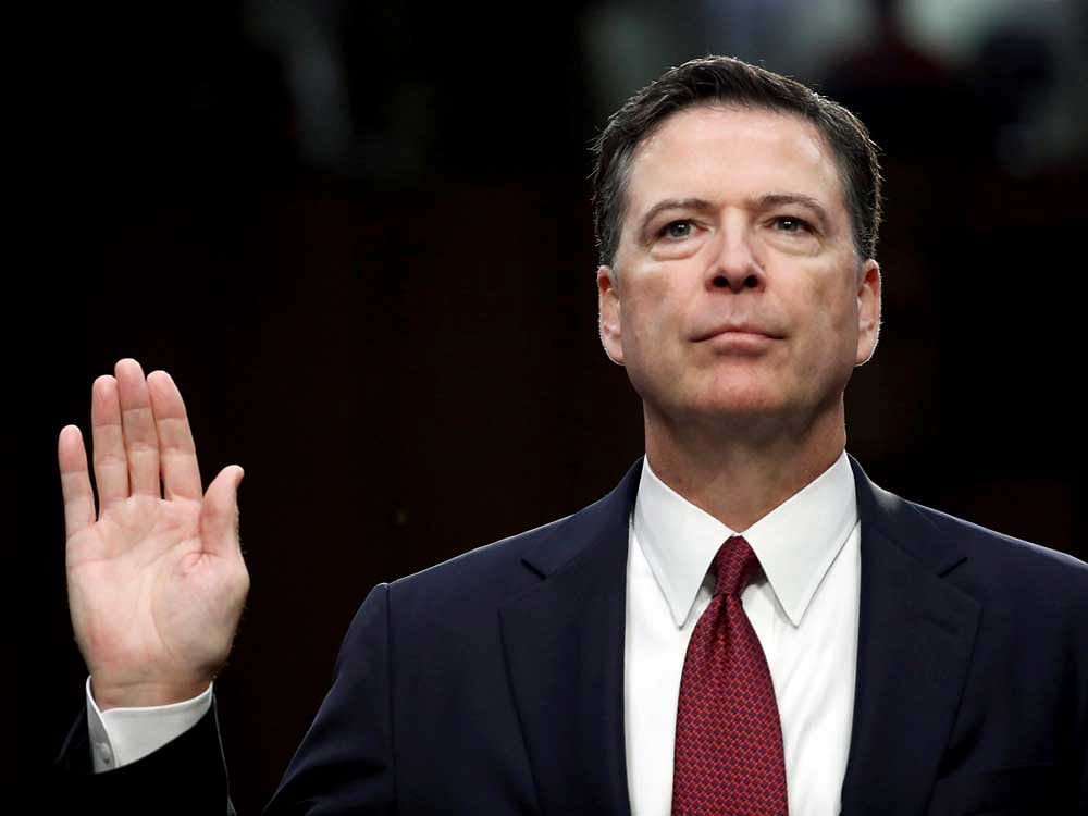 Comey, who was sacked in May, said this assessment was a "high-confidence judgment" of the entire American intelligence community. "It's not a close call. That happened," he said. Photo credit: PTI.