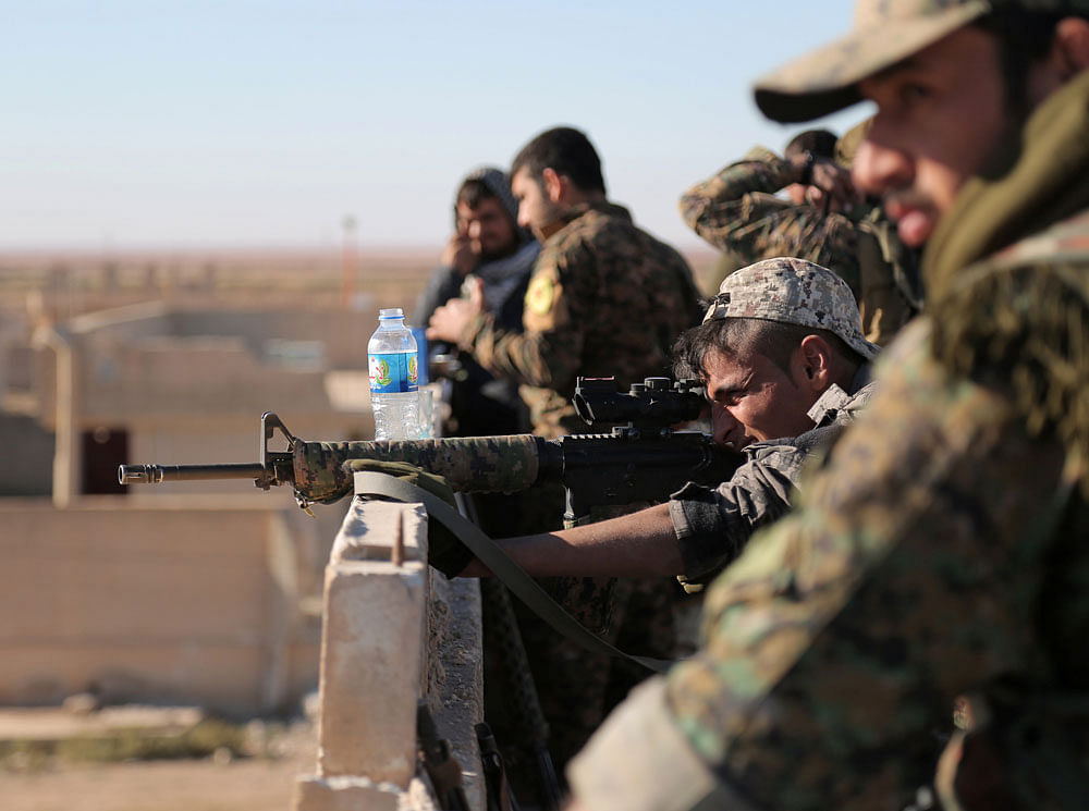 The SDF, backed by the US, broke into Raqa, an IS stronghold, opening up a second front for the allied forces' assault on the terror group. Reuters photo for representation.