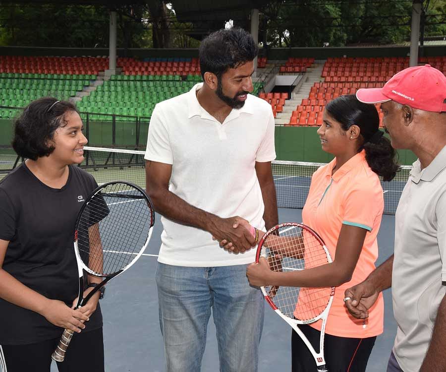 The Bengalurean revealed that the clay surface wasn't his favourite but asserted that over the last two years, he has been conditioning himself to adapt to playing on different surfaces. DH photo.