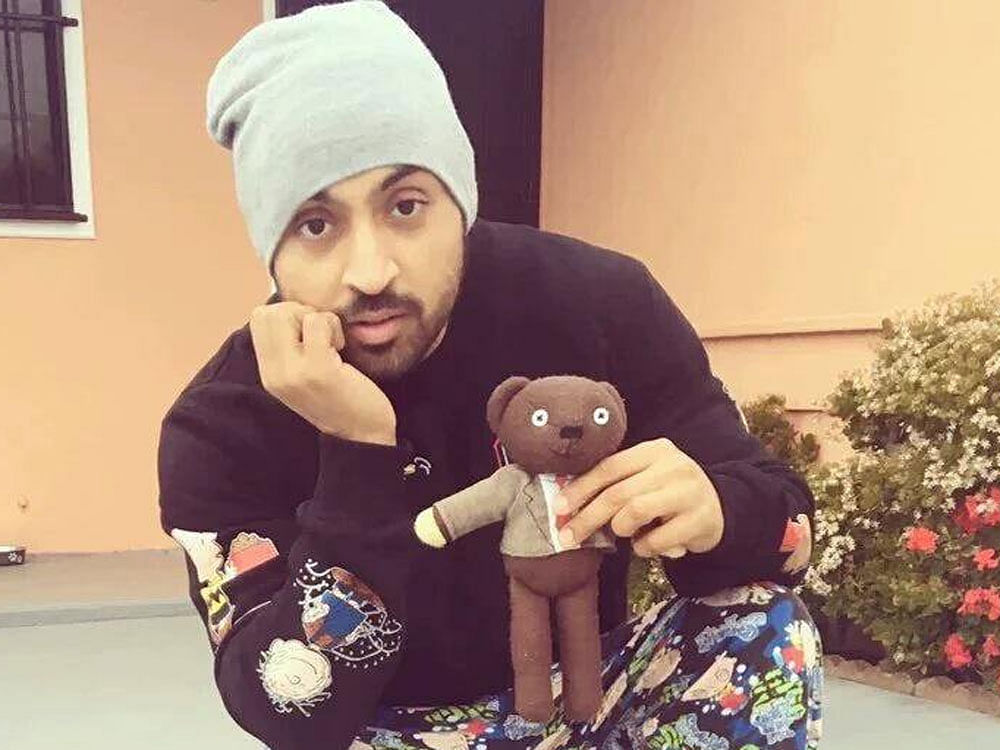 While in Punjab the singer-actor has mostly done romantic-comedies, his work in Bollywood so far - including his second Hindi film "Phillauri"- has been anything but that. Photo via Twitter.