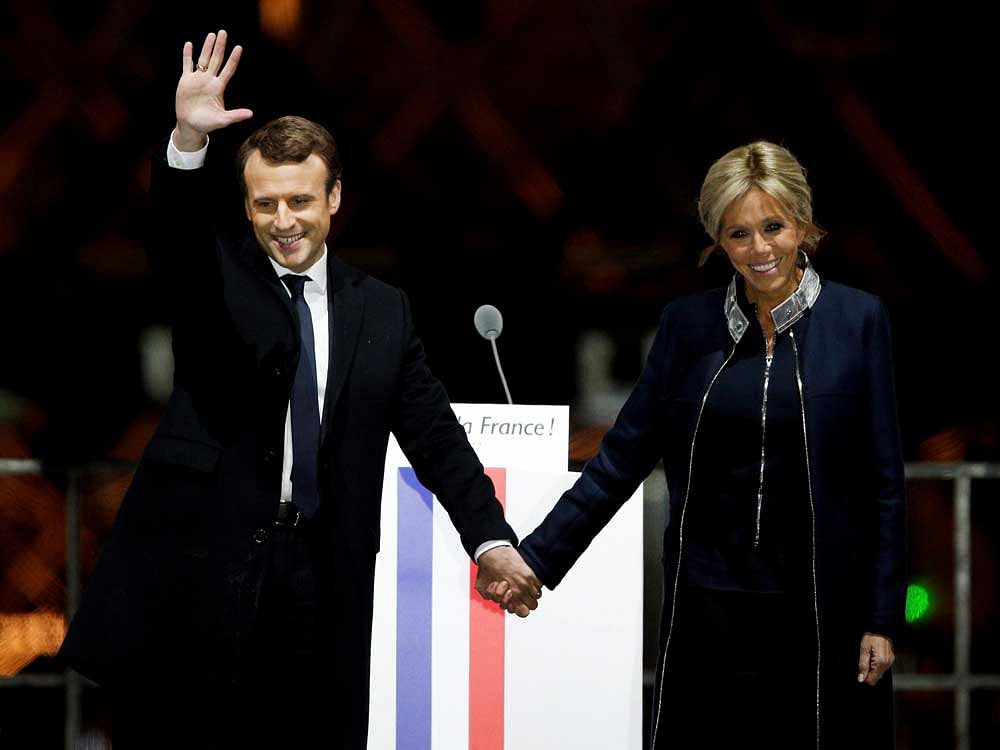 Such a share would give Macron one of the biggest parliamentary majorities for 60 years. AP-PTI file photo